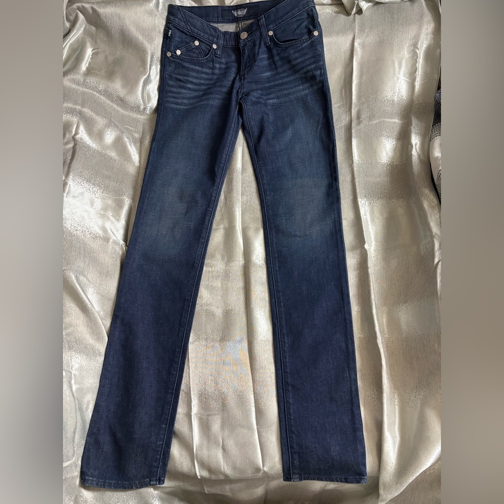 Rock & Republic Dark Blue Straight Leg Jeans